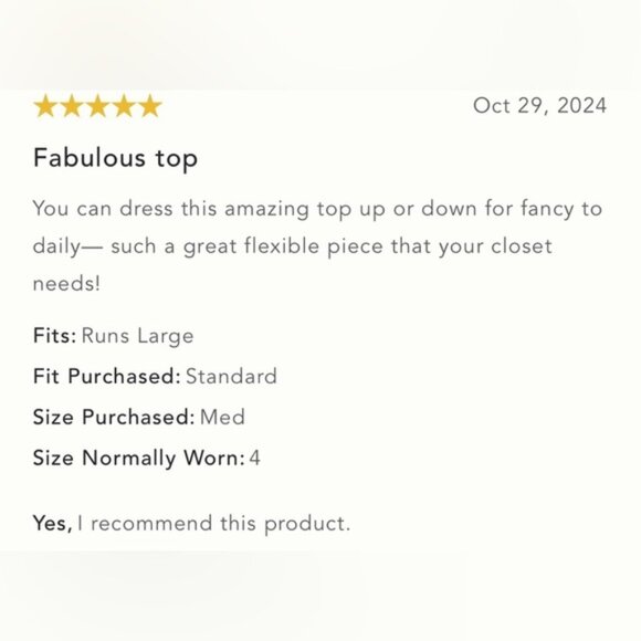 NWT Size M  Maeve LongSleeve Pleated Peasant Blouse - Picture 14 of 16